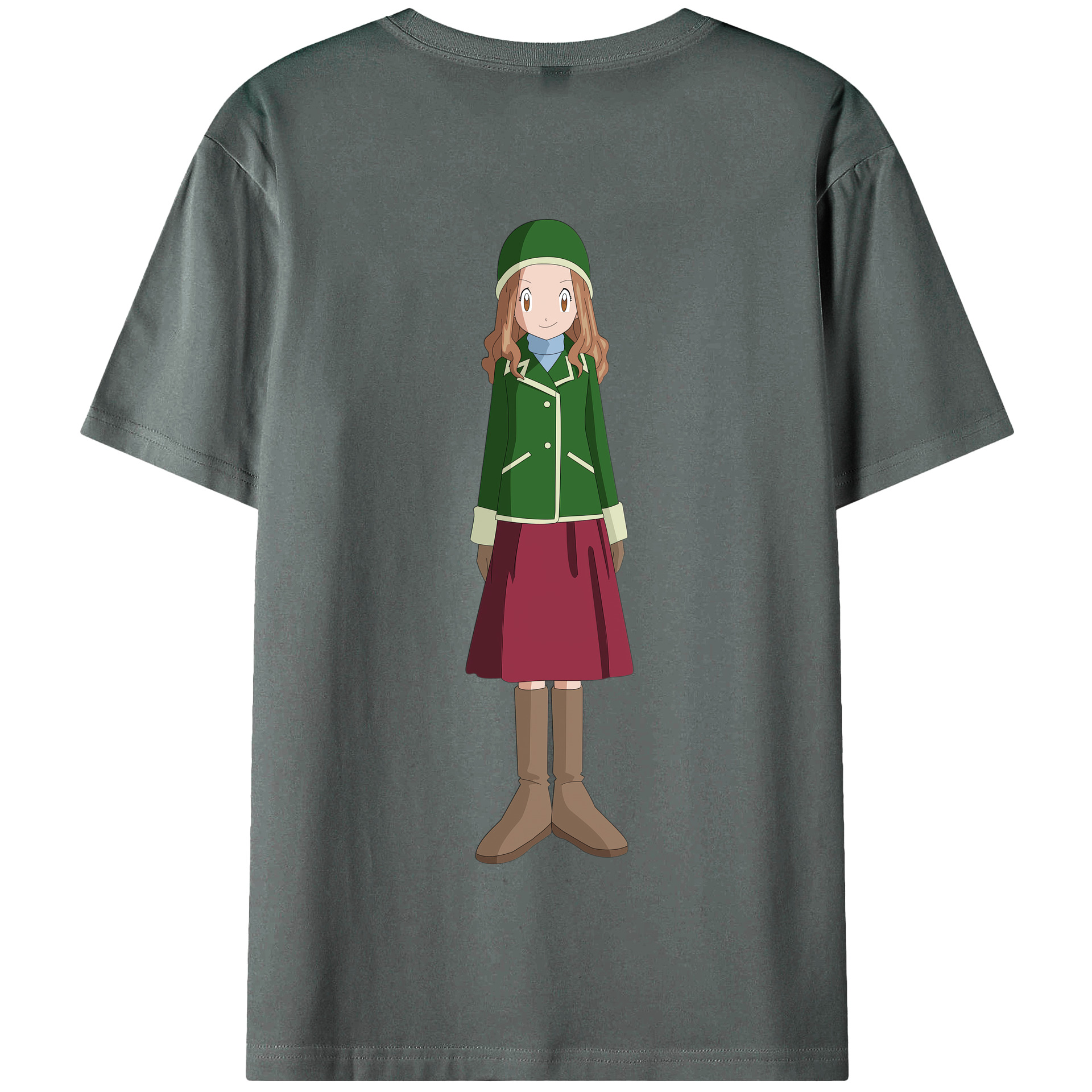 （画像用） Digimon デジタルモンスター/デジモン 綿100％半袖Tシャツ（背面プリント）